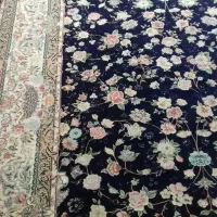 دوعدد فرش ۱۲ متری سورمه ای ۱۲۰۰ شانه