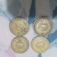 تعدادی سکه پهلوی و خارجی قدیمی