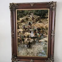 تابلوی فرش دستباف کوچ عشایر