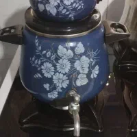 قوری و کتری روی گازی