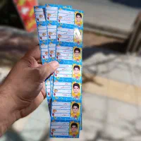 کارت ویزیت تراکت لیبل برچسب چاپ فنری منگنه