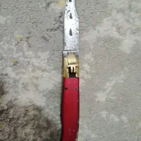 چاقوی ضامن دار دسته کهربا با قدمت 70سال