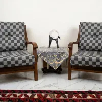 دو عدد مبل راحتی تک نفره برند