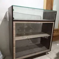 ویترین ایستاده MDF|بوفه، ویترین، کنسول|آباده, |دیوار