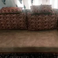 مبلمان چوبی 9 نفره کاملا سالم