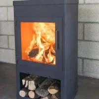 بخاری چوبی ایستاده