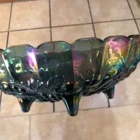 ظروف لمونژ ، گل مرغی ، کریستال قدیمی|کلکسیون اشیاء عتیقه|کرج, عظیمیه|دیوار