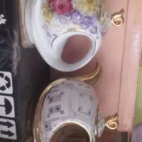 دوعدد قوری چینی مدل دار