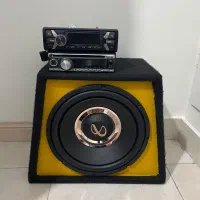 ساب اینفینیتی اکبند پخش jvcو ضبط پاناتک