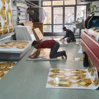 طراحی چاپ بنر فلکس استیکر مش وینیل کنواس بکلایت|خدمات پیشه و مهارت|اصفهان, ملک|دیوار