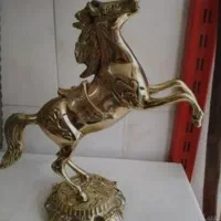 دو عدد اسب برنز