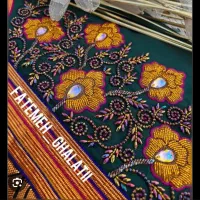 جواهر دوزی و ملیله زنی|لباس|بندرعباس, |دیوار