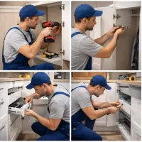 خدمات تعمیر،باسازی و نوسازی کابینت،درب وکمد،روشویی