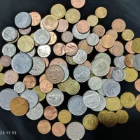 100 عدد سکه کلکسیونی خارجی|کلکسیون سکه، تمبر، اسکناس|بم, |دیوار