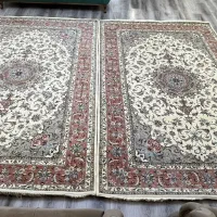 فرش دستبافت ساروق طرح گلدسته نو وتمیز