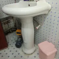 سنگ روشویی با پایه کاملا سالم|لوازم سرویس بهداشتی|مشهد, امیریه|دیوار