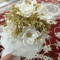 دسته گل عروس نو|گل مصنوعی|شهریار, |دیوار