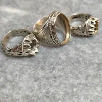 رکاب انگشتر نقره گرمی350