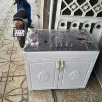 اجاق گاز ۵ شعله شیشه ای طرح کابینتی