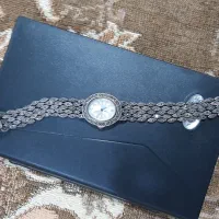 ساعت نقره ساخت ژاپن موتور نقره اصل