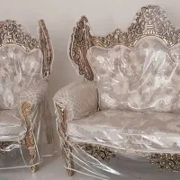 مبل سلطنتی همراه میز وعسلی وکاور۷ نفره