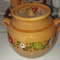 ظرف ماست سفالی لعاب دار|ظروف نگهدارنده، پلاستیکی، یکبارمصرف|بیرجند, |دیوار