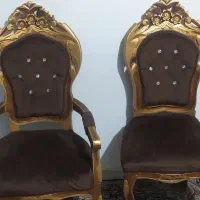 مبل سلطنتی ۷نفره و میز نهار خوری ۴نفره  کارکرده|مبلمان خانگی و میز عسلی|پاکدشت, پاکدشت (مامازند)|دیوار