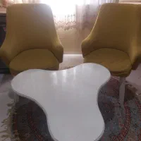 ست دو نفره با میز طرح دفرمه
