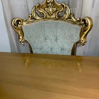 مبل ۷ نفره ناهارخوری ۶ نفره تمام چوب راش