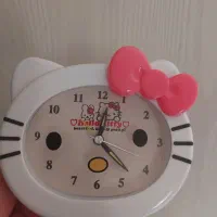 ساعت رومیزی ساعت و چراغ مطالعه دخترانه