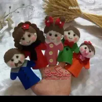 عروسک انگشتی نمدی|اسباب‌بازی بچه|اصفهان, ارزنان|دیوار