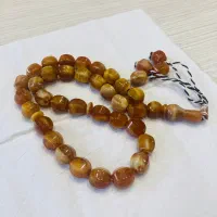 تسبیح عقیق قهوه ای سلیمانی و شاه مقصودی و غیره