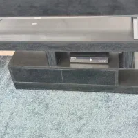 میز تلویزیون دو تیکه مشکی