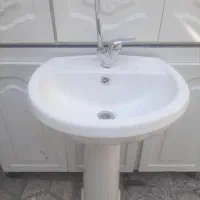 روشویی دوعدد باشیراهرم درحد نو