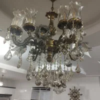 لوستر 8 شاخه برنز