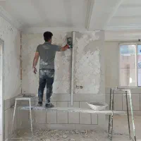 لوله کشی دیوارگچی گچکاری بنائی کاشیکاری سیمانکاری