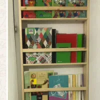 کتابخانه چوبی اتاق|کتابخانه، شلف، قفسههای دیواری|اراک, |دیوار