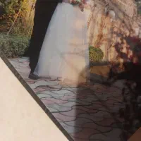 لباس عروس رنگ نباتی تنخور زیبا  ۴ میلیون تومان