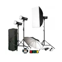 کیت فلاش چتری استودیویی s&s