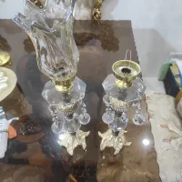 یک جفت چراغ خواب یکی از شیشه های شکسته|چراغ خواب و آباژور|پاکدشت, پاکدشت (مامازند)|دیوار