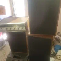 امپلی قدیمی بهمراه سه عدد باند سونی قدیمی