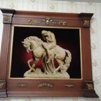 تابلو فرش دستباف تندیس سه بعدی