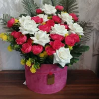 باکس گل شیک خوش رنگ وپرگل