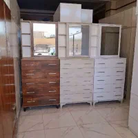 کمد لباس ۲و۳ درب،آینه دراور ۵کشو مبلمان مجید نعمتی|جاکفشی، کمد، دراور|پاکدشت, پاکدشت (مامازند)|دیوار