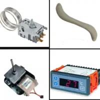 موتور فن سرامیکیFS، ترموستاتTR، دستگیرهDR،تایمرME