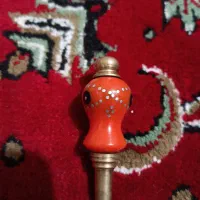 لبگیر قلیان کهنه کلکسیونی برنز