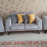 مبلمان راحتی و چوب ۷نفره با غذاخوری ۸نفره در حد نو|مبلمان خانگی و میز عسلی|تهران, سازمان برنامه جنوبی|دیوار