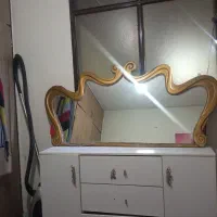 تخت دو نفره چوبی|تخت و سرویس خواب|مشکیندشت, |دیوار