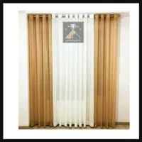 پرده پانج آماده صورتی و همه رنگ|پرده، رانر، رومیزی|مشهد, آزادشهر|دیوار