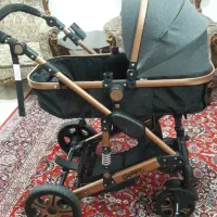 ست ۵ تیکه کالسکه و کریر و روروئک و صندلی غذا